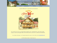 Tablet Screenshot of gaestehaus-beate.de